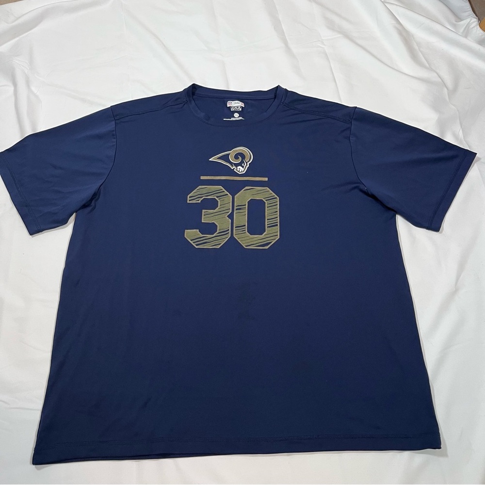 NFL Team‎ Apparel Los Angeles Rams Todd Gurley II #30 Short Sleeve Shirt